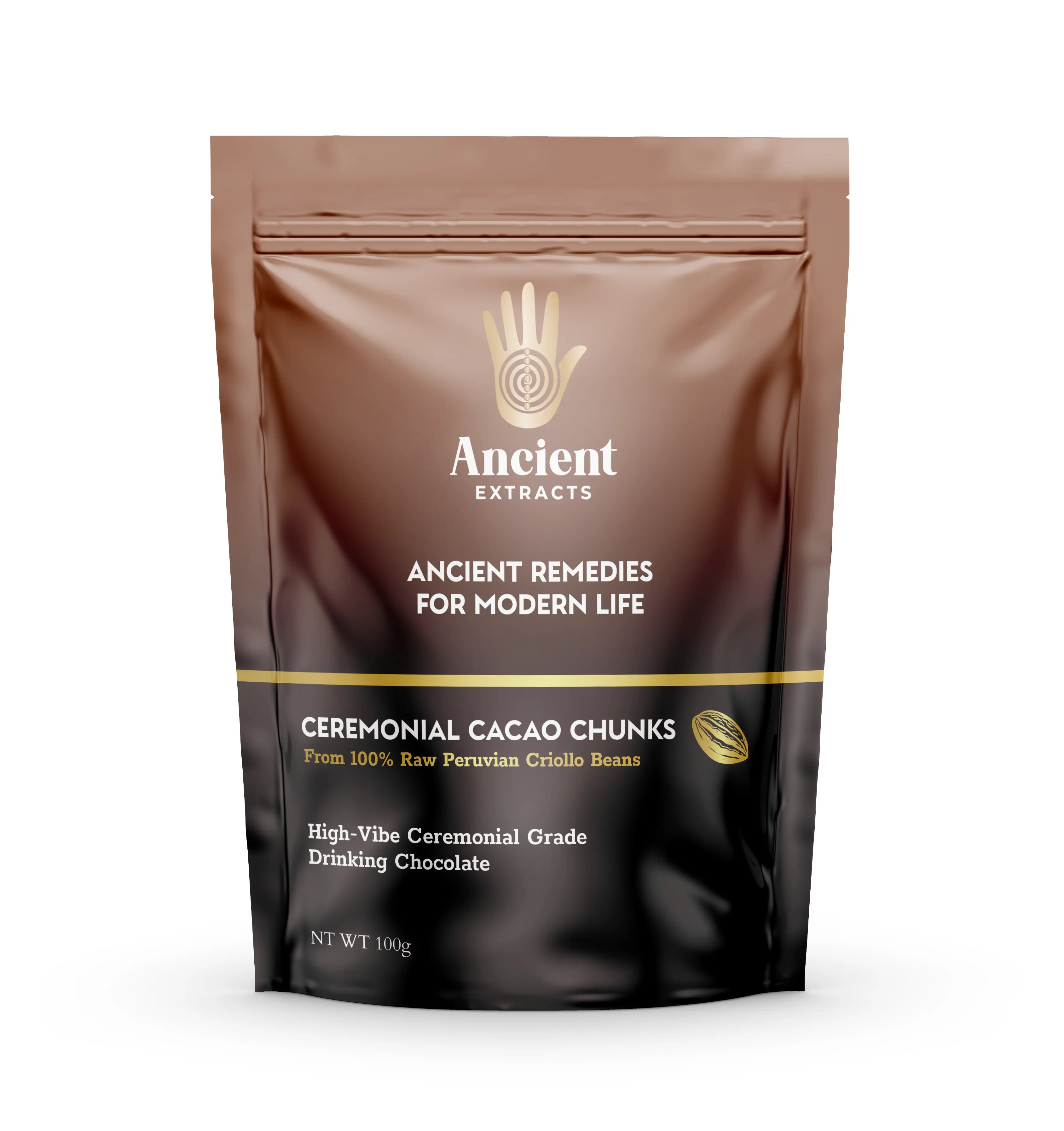 Ceremonial Grade Cacao Chunks - 100% Raw Criolla - 100g