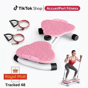 Waist Twister, Ab Machine with 300 lbs Weight Capacity, Abs Workout for Slim Waist and Core Ab Exercise, Noiseless Home Gym Exercise Equipment for Women Men