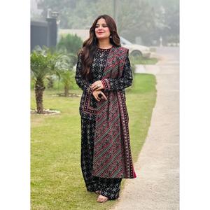 RBY-101 Readymade Heavy Khaddar Ajrak Suit