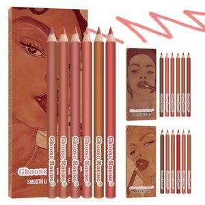 Matte Lip Liner Set, Long Lasting Lip Liner Pencil, Easy Coloring Lip Liner Pen, Suitable for All Occasions Lip Makeup, Girls Makeup Accessories, Cosmetic