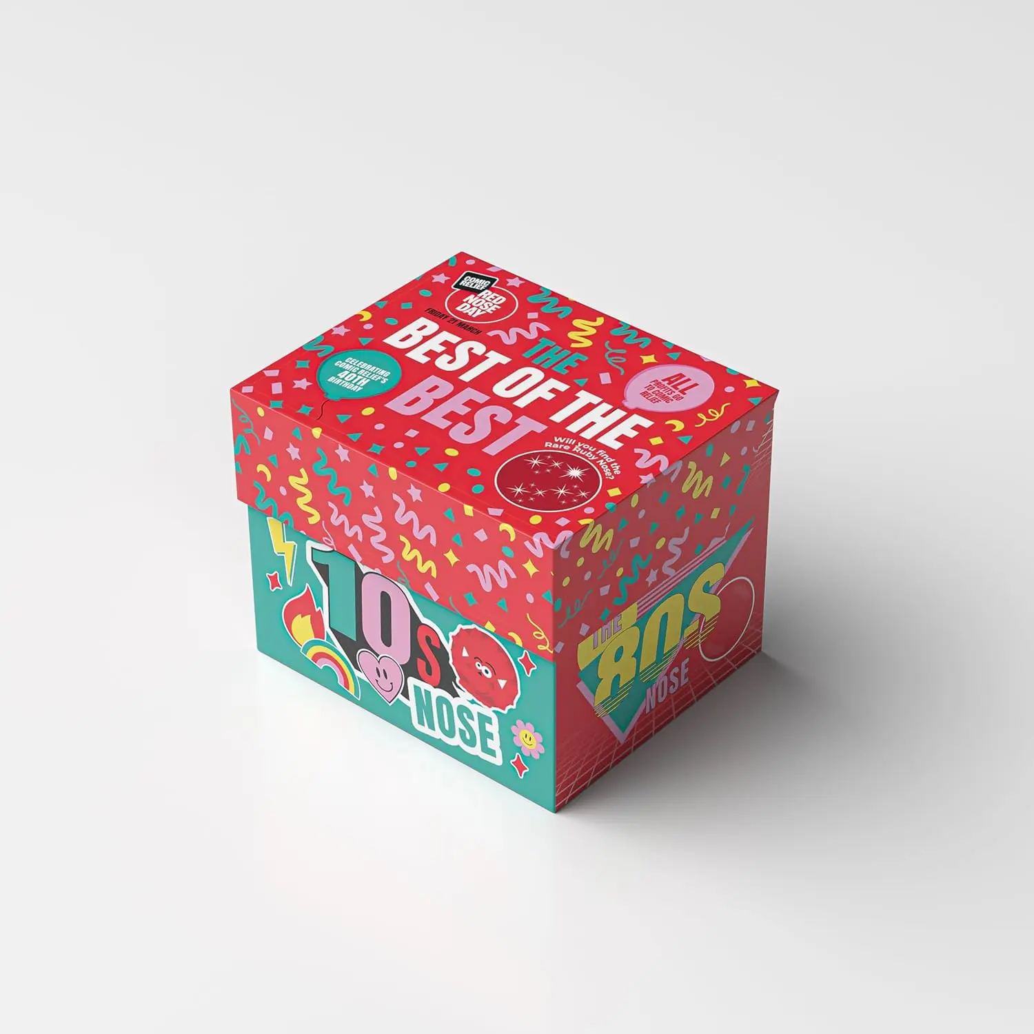Presenting A fun, wearable Red Nose to show your support for Comic Relief