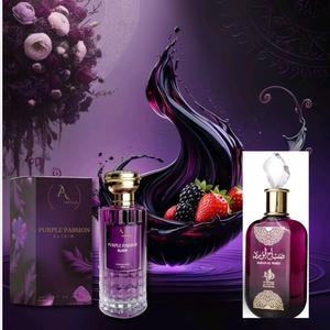 Purple Passion Elixir, 100ml Extrait de Parfum. OR Sabah alWard edp .Arabian perfume, best women perfume, most complimented.