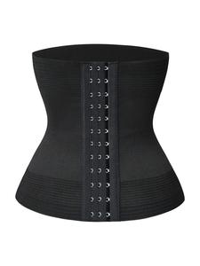 Women's Solid Hook & Eye Waist Trainer, Tummy Control Shaper, Waist Cincher for Postpartum Recovery & Weight Loss, Shapewear, Womenswear, Waist Trainer Corset, Shapewear Shaper Clothes, Underwear