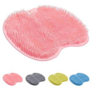 Hands Free Back Scrubber with Strong Suction Cups for Elderly & Pregnant Women – Double-Sided Foot Scrubber and Exfoliator Massage Pad Without Bending & Improves Circulation for Injury Recovery & Seniors