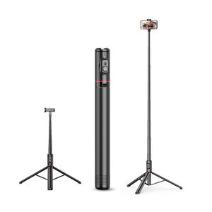 1.83M Selfie Stick Tripod, Portable Telescoping Smartphone Holder with Wireless BT Remote Control, Cellphone Tripod Cold Shoe Accessories, Adjustable Mobile Phone Content Creator Tool, Holiday Essentials, Stocking Fillers Gift