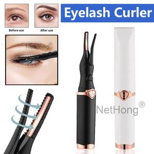 Electric Heated Curling Eyelash Eye Lash Operated Eyelash Curler Makeup Tool