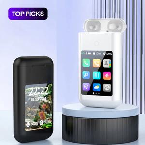 Multifunctional Wireless Game Console with Earphone, In Ear Headset Power Bank with Microphone & 8000mAh Charging Case, 2 in 1 HiFi Stereo Earbuds