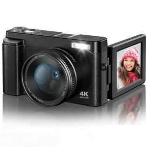 4K Digital Camera for Photography & Video, 1 Set Compact 16X Digital Zoom Camera with Flash 180 Degree 3.0 Inch Flip Screen, 32G SD Card & 2 Batteries, Autofocus 48MP Vlogging Camera, Mother's Day Gift, Professional Digital Camera for Daily Use