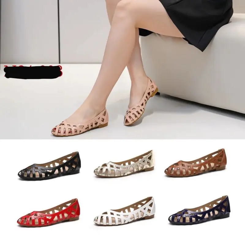Women summer flatform Footwear casual close toe slip on Footwear