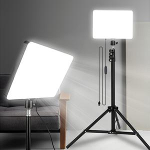 Uegogo 10-inch LED Video Light With 43-inch Tripod, USB Powered, Multi-Angle Rotating Pan Head, Indoor Photography Studio/Makeup/Live Streaming Fill Light, No Battery Required