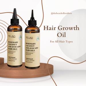Cold-Pressed Rosemary Hair & Beard Oil – With Coconut & Avocado | Nourishing Scalp & Beard Care 150ml