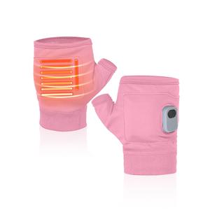 Portable Heating Gloves with Digital Display, 1 Pair Rechargeable Hand Warmer, Heated Gloves with Three Temperature Modes for Home Use