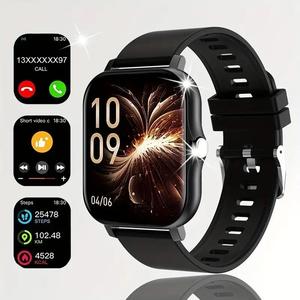 1.83 Inch Fashion Touchscreen Smartwatch, Call/message Alerts, Fitness Tracker, Multiple Sports Modes, DIY Watch Face, Unisex Style, Wristwatch, Multifunctional Smartwatch