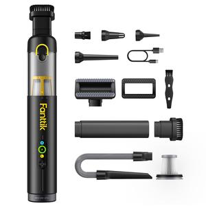 Fanttik Slim V10 Apex/Slim V10 Mix Cordless Car Vacuum, 4-in-1 Portable Mini Handheld Vac, 19kPa Suction Power, Upgraded Smart Digital Display, 2 Suction Modes for Small Jobs, Car, Office Desk, Keyboards, , FathersDay Gift, Gift for Mother