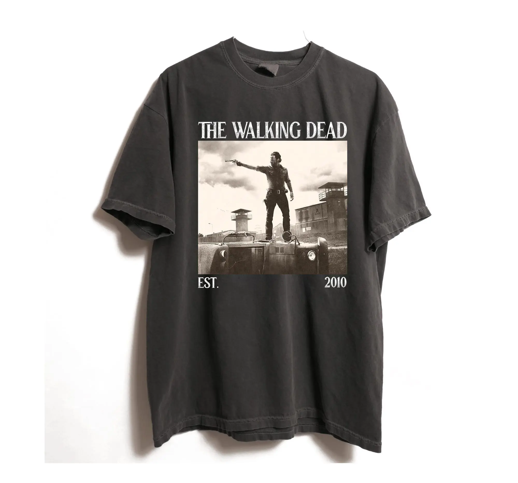 The Walking Dead Shirt, Vintage Shirt,  The Walking Dead Fan Shirt Vintage Movie Shirt, Gift For Him Cotton Man