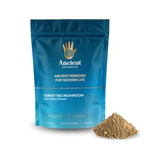 Turkey Tail Mushroom Extract - Made From Fruiting Bodies Only - Minimum 30% Beta Glucan Content - 60g 2 Month Supply - Food Supplement