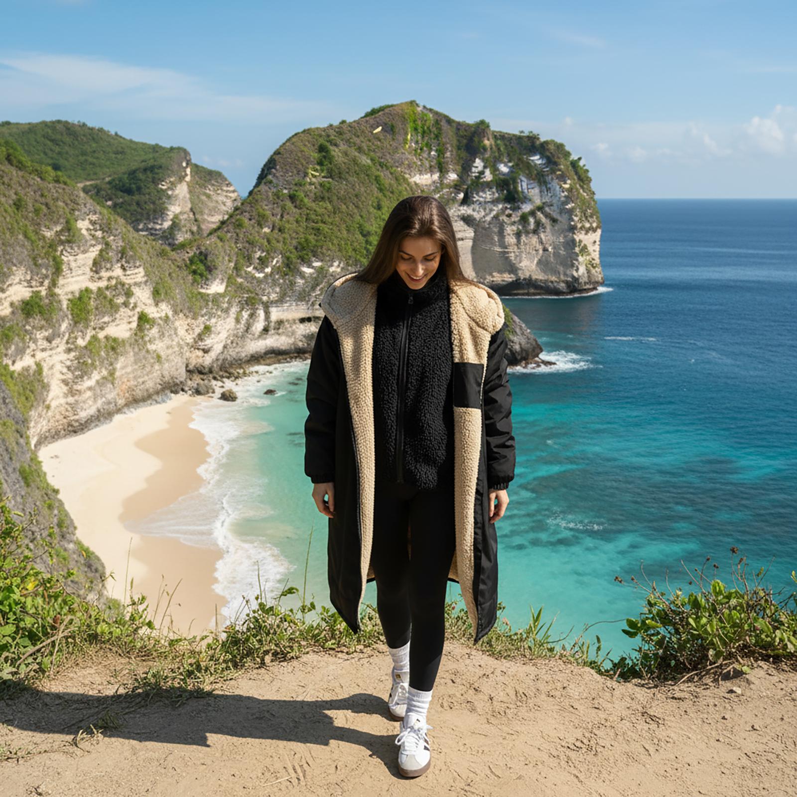 OHS Drying Robe Waterproof Wind Resistant Changing Robe Soft Sherpa Fleece Lined Oversized Hooded Long Sleeve Coat Jacket for Kids Adults Men Women Surfing Beach Swimming Keep Dry Plain Leopard Camo Gaming Bows Cherry Heart Unicorn Harlequin Zebra Geo