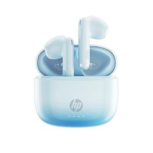 HP Wireless Earbuds, Semi-In-Ear Design Noise-Cancelling Stereo Bass Earphones, IPX4 Waterproof Sports Earphones, Stereo Sound Headphone
