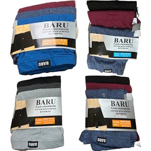 12 Pack Mens Boxer Shorts Briefs Comfort Fit Button Fly Jersey Cotton Blend Underwear Assorted Pants
