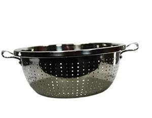 Stainless Steel Strainer Bowl Colander 28-34 cm With 2 Handles For Easy And Verstile Kitchen Use