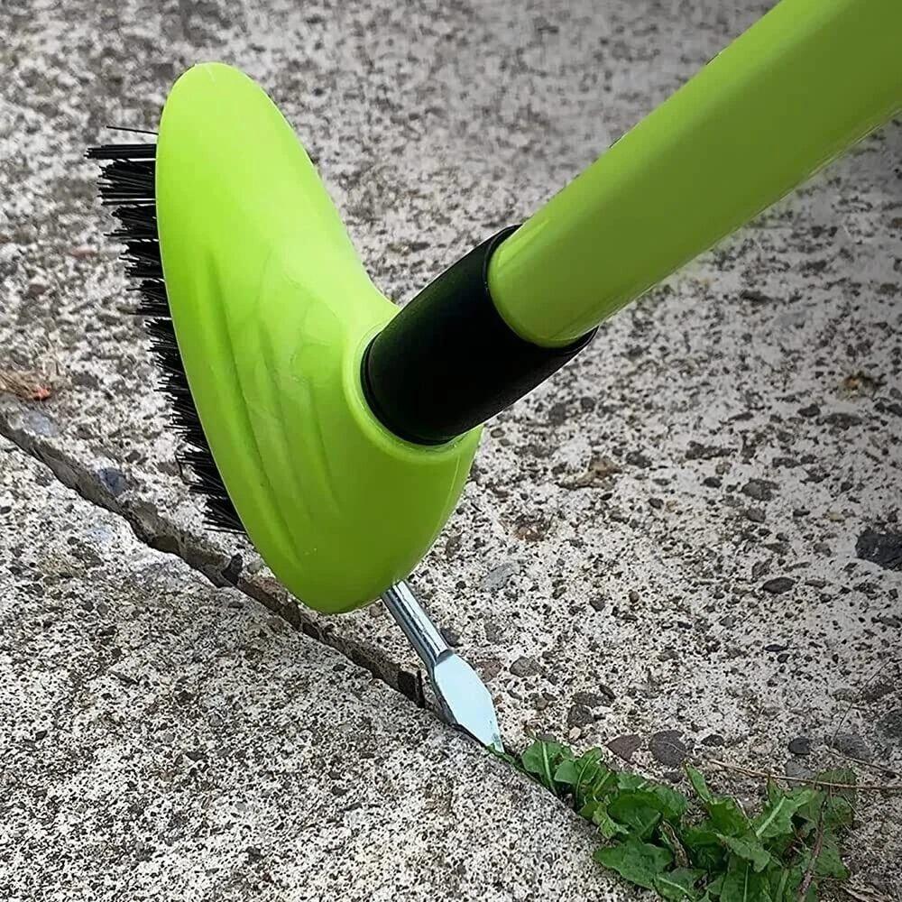 3 in 1 Cleaning & Weeding Garden Wire Brush Weed & Moss Removal Tools