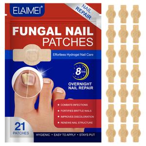 Fungal Nail Patches, Nail Bacterial Stickers, Nail Strengthener Nail Care Patches, Suitable for Daily Use and Humid Environment Use, Nail Supplies