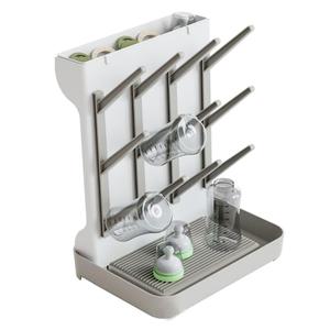 Baby Bottle Drying Rack, Baby Bottle Storage Box, Infant Bottle Drying Holder, Baby Bottle Organizer, Baby Bottle Holder, Infant Nursery Baby Essentials, Newborn