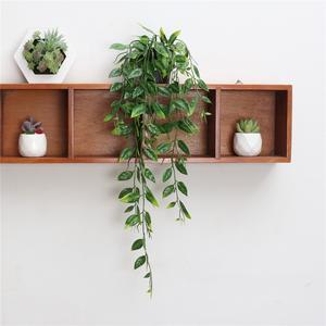 Artificial Decorative Plant Pot for Ramadan Decor (1 Count), Simulated Plant Vine Ornaments, Hanging Plant for Home Garden Yard Decor, Artificial Outdoor Plants, Home Decor Set, Bedroom Accessories