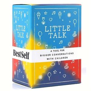 Little Talk Card Game, 1 Box Interactive Conversation Card Game Props for Party Family, Funny Party Game Supplies for Gifts