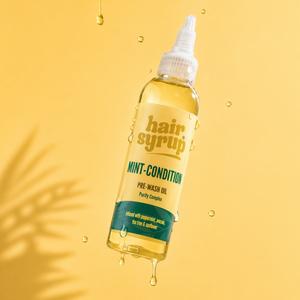 Hair Syrup Mint Condition - Pre-Wash Oil Haircare - Cools & Soothes For a Nourished Scalp