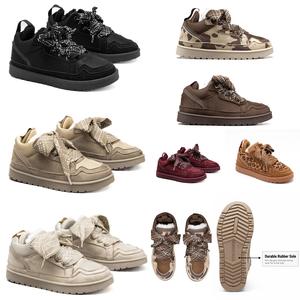 Nexsus Plus Ladies Women Faux Suede And Fur Lined Lace Up Warm And Comfy Fashionable Winter Boots Girls Sneakers And Trainers Size UK Active Gym Size UK 3-8 Footwear Walking Shoes Shoe Comfort Nylon Casual Athletic