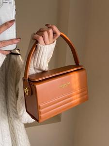 Ladies' Handbag Fashionable Simple Casual Retro Solid Color Square Bag, Versatile Daily Commuting Shopping Dating Gift Giving