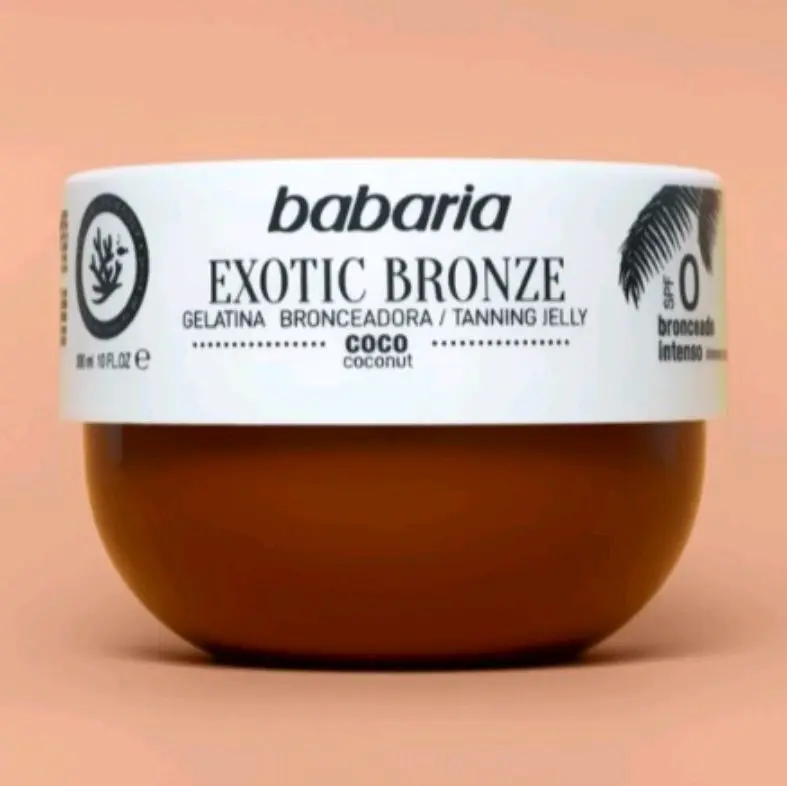 Babaria Exotic Bronze Coconut Tanning Jelly with SPF 0, for Body Care and Moisturizing - Moisturizer Comfort