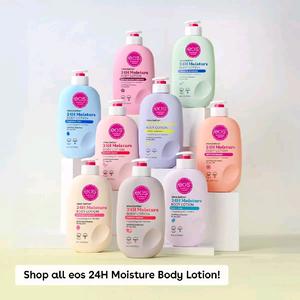 EOS Shea Butter Body Lotion - All Variants, Long-Hours Hydration, Natural Ingredients for Smooth Skin - Moisture, Body Care