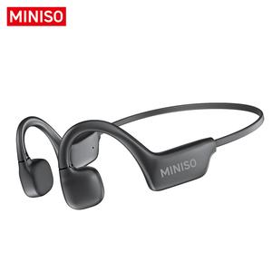 MINISO X60 Open Ear Wireless Headphone, Bone Conduction Headphones, Waterproof Wireless Earphones with Built-in Mic, Wireless Earbuds for Sports