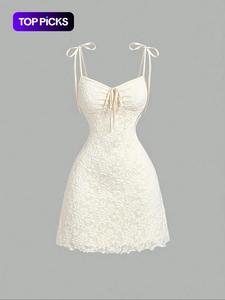 Women's Solid Color Cami Dress, Fashion Casual  A Line Dress for Daily Outdoor Wear, Women Dress for Summer