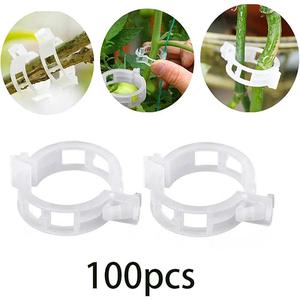 100pcs Gardening plant fixing clip plastic vine binding clip branch binding clip hanging vine clip supporting vine clip tomato clip vine fixing clip