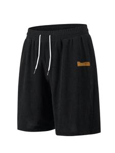 Men's Drawstring Waist Corduroy Shorts, Loose Casual Comfy Shorts for Daily Outdoor Wear, Men's Bottoms for Fall