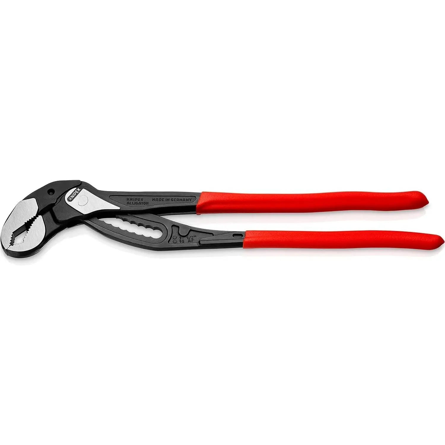 Knipex Alligator ®   XL Pipe Wrench and Water Pump Pliers black atramentized, with non-slip plastic coating 400 mm 88 01 400