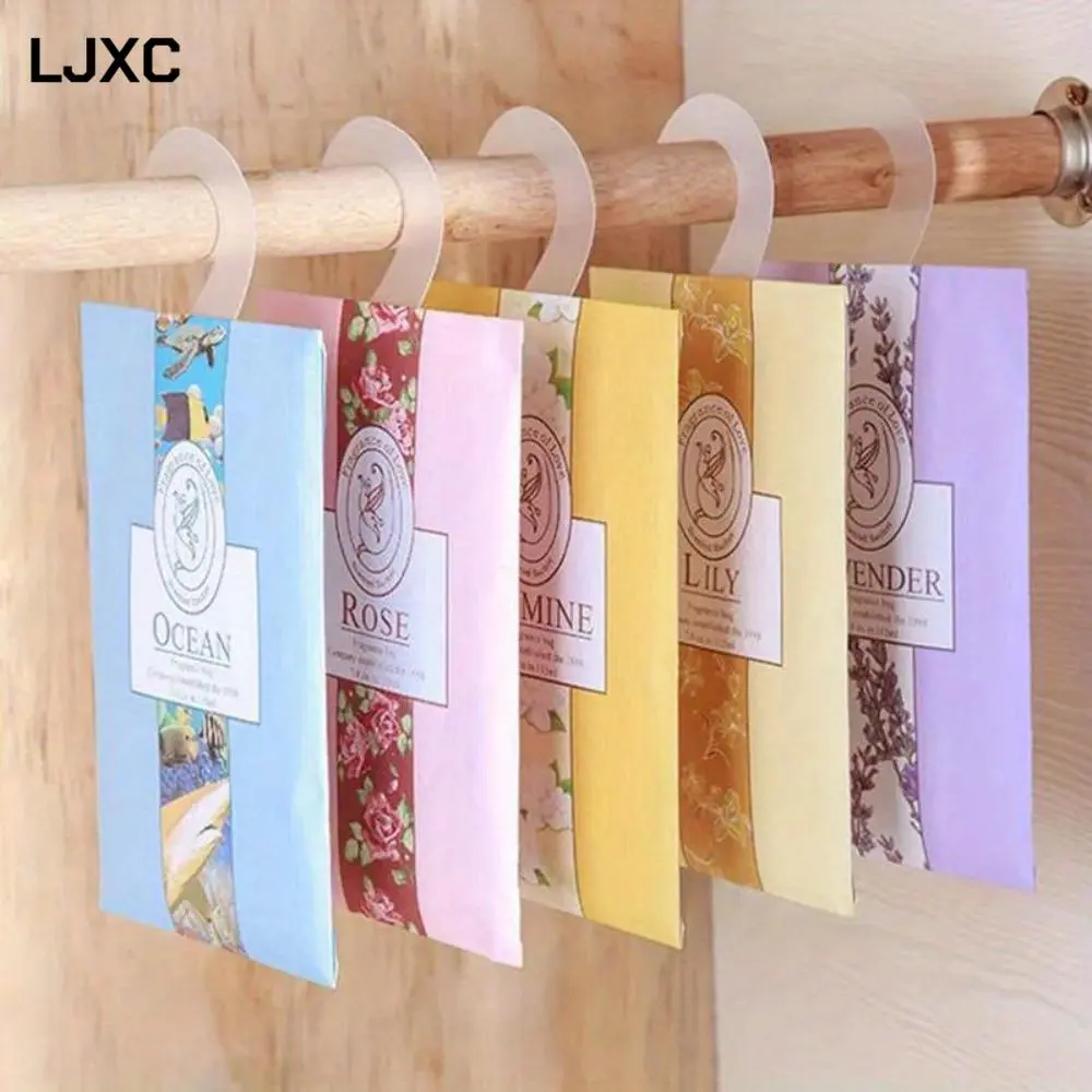 Scented Sachets for Closet and Car - Fragrant Hanging Air Freshener Bags for Indoors , No Electricity Needed - Aromatherapy Closet Freshener with Assorted Floral Scents Random delivery fragrance