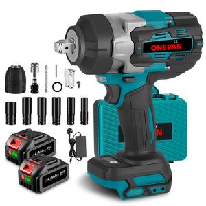 ONEVAN Cordless Impact Driver Electric Wrench - High Torque Electric Impact Gun, 1700 N.m Max Torque, 3 Speed Forward and 2 Reverse Impact Driver for Car Tyre Change electricwrench A carefully selected Christmas gift