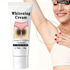 50g Whitening Cream Rich in Vitamins and Vitality, Body, Intimate Areas, Underarms, Brighten Hips and Thighs, Smooth Skin, Even Tone, Body Care Moisturizers