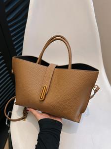 2025 Fall & Winter Women's Elegant Solid-Color Versatile Handbag, Fashionable Crossbody Bag for Daily Use, Casual Trendy High-Quality Daily Commuting Bag, Handbag Shoulder Bag