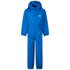 Trespass Unisex Kids Elasticated Cuffs And Ankles Waterproof Rain Suit - Button