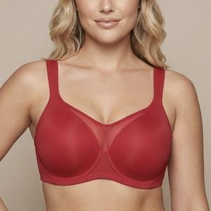 HSIA CardiComfort Seamless T-Shirt Minimiser Bra Plus Size Underwire Full Coverage Smooth Comfortable Wide Strap