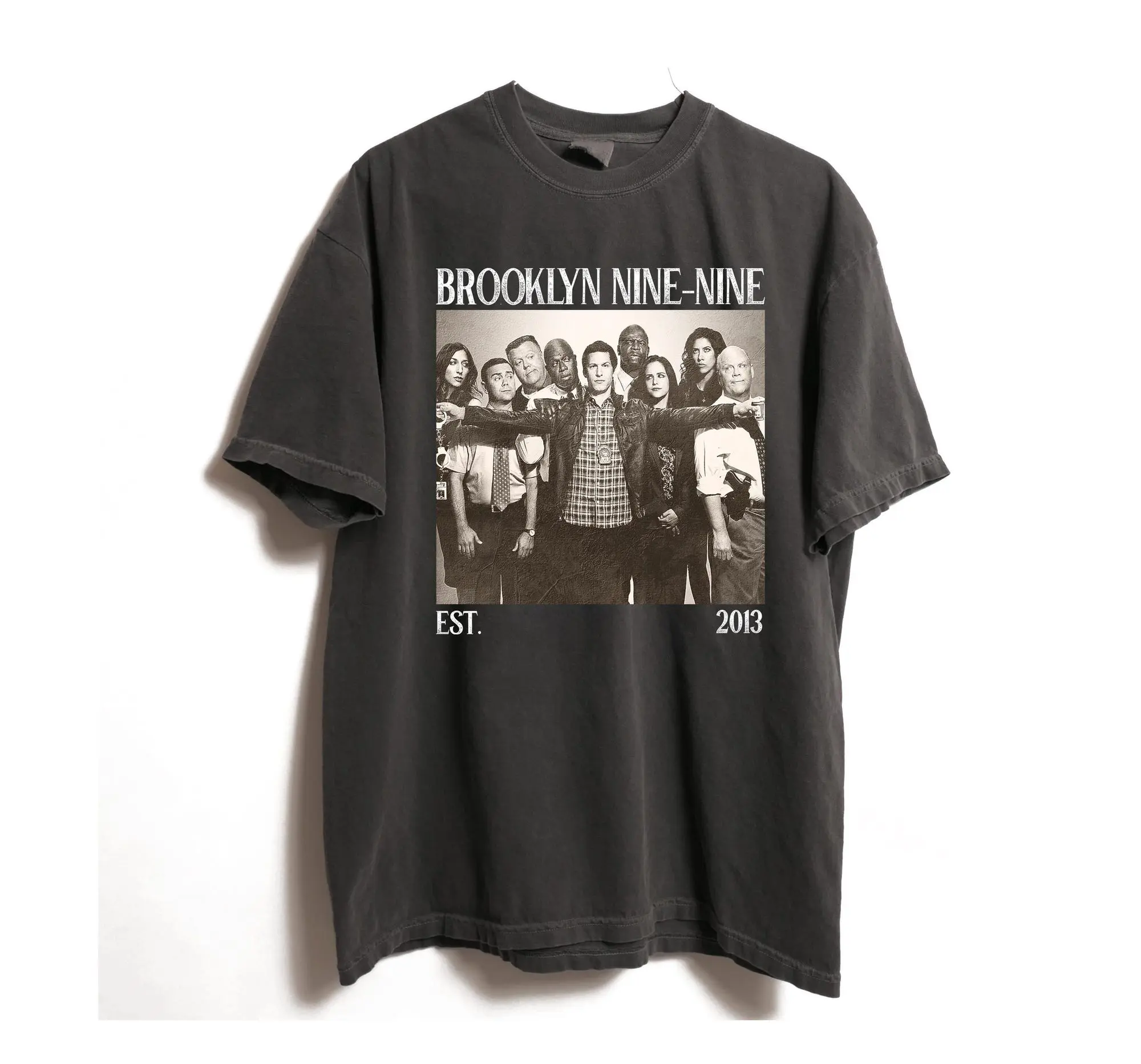 Brooklyn Nine-Nine Shirt, Tv Series Shirt, Brooklyn 99 Fan Gifts, Vintage T-Shirt, Gift For Women And Man Unisex Tee Cotton Menswear