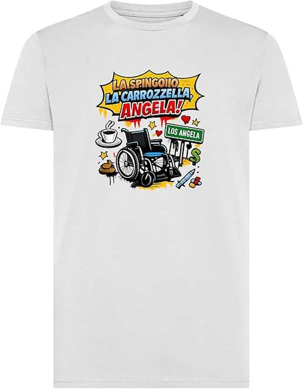 T-Shirt La Spingo io La Carrozzella Angela