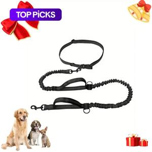 6ft To 8.5ft Telescopic Dog Lead, 1 Piece Spring Portable Dog Walking Lead with Reflective Stripe, Adjustable Dog Traction Rope for Small Medium Large Dogs, Pet Supplies for Outdoor Walking, Dog Training Accessories, Mother's Day, Pet Accessories