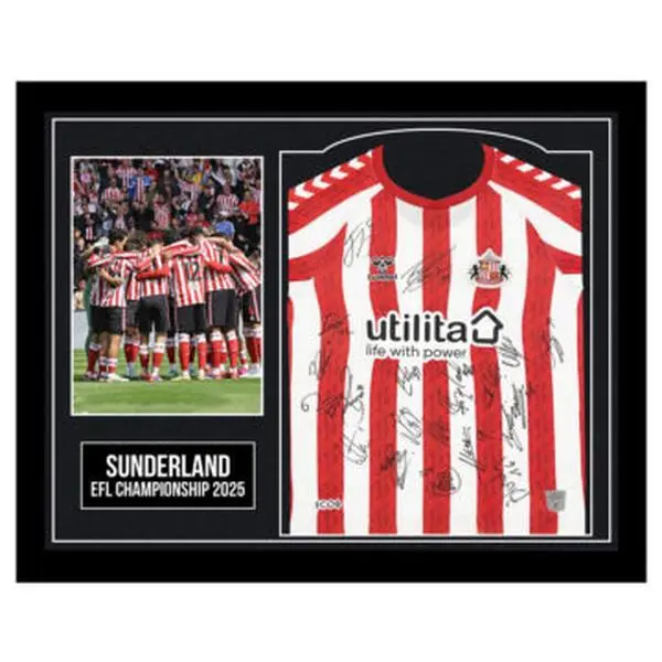 Sunderland Signed Shirt – EFL Championship 2025