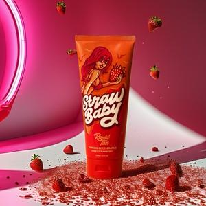 Rapid Tan Straw Baby Advanced Tanning with Shea Butter, tyrosine  for Hydrated & Nourished Skin - NUT FREE, VEGAN FRIENDLY - NO DHA accelerators